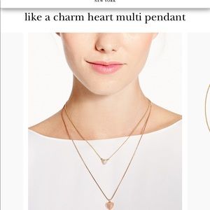 Kate Spade heart necklace